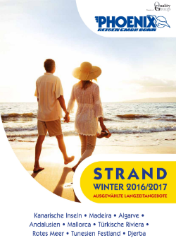 Strand Winter 2016/2017 Katalog online bestellen